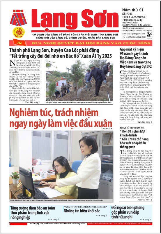 Số 7261 ngày 4/2/2025