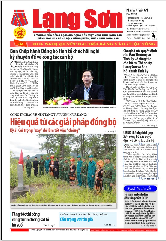 Số 7283 ngày 6/3/2025 