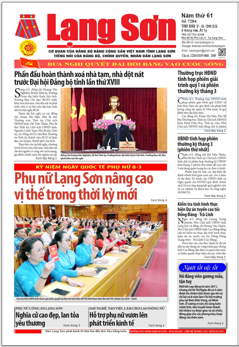 Số 7284 ngày 7/3/2025 