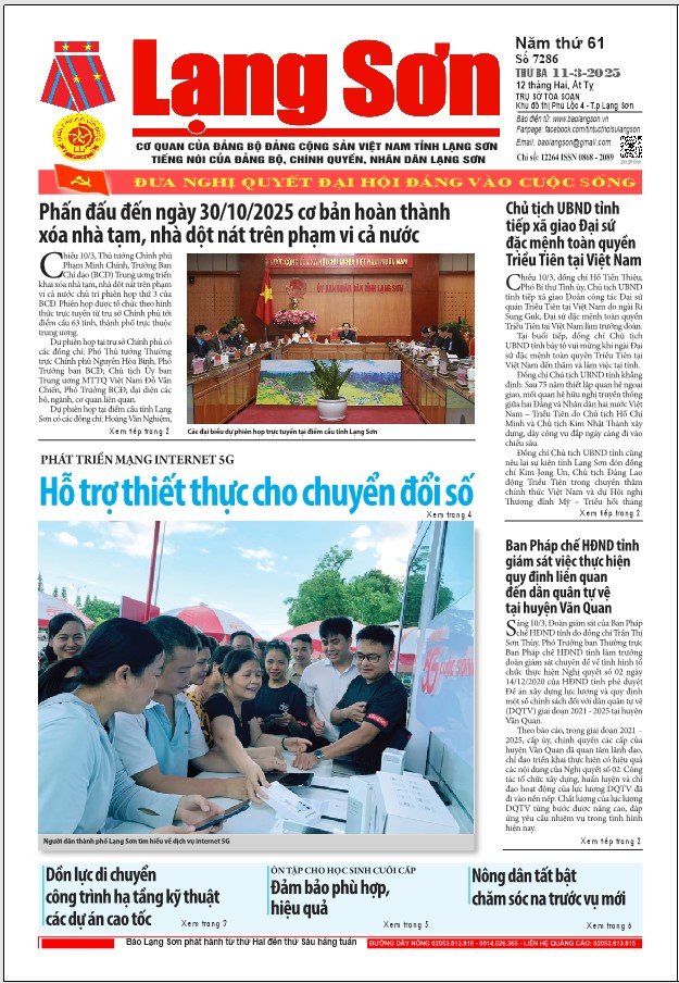 Số 7286 ngày 11/3/2025 