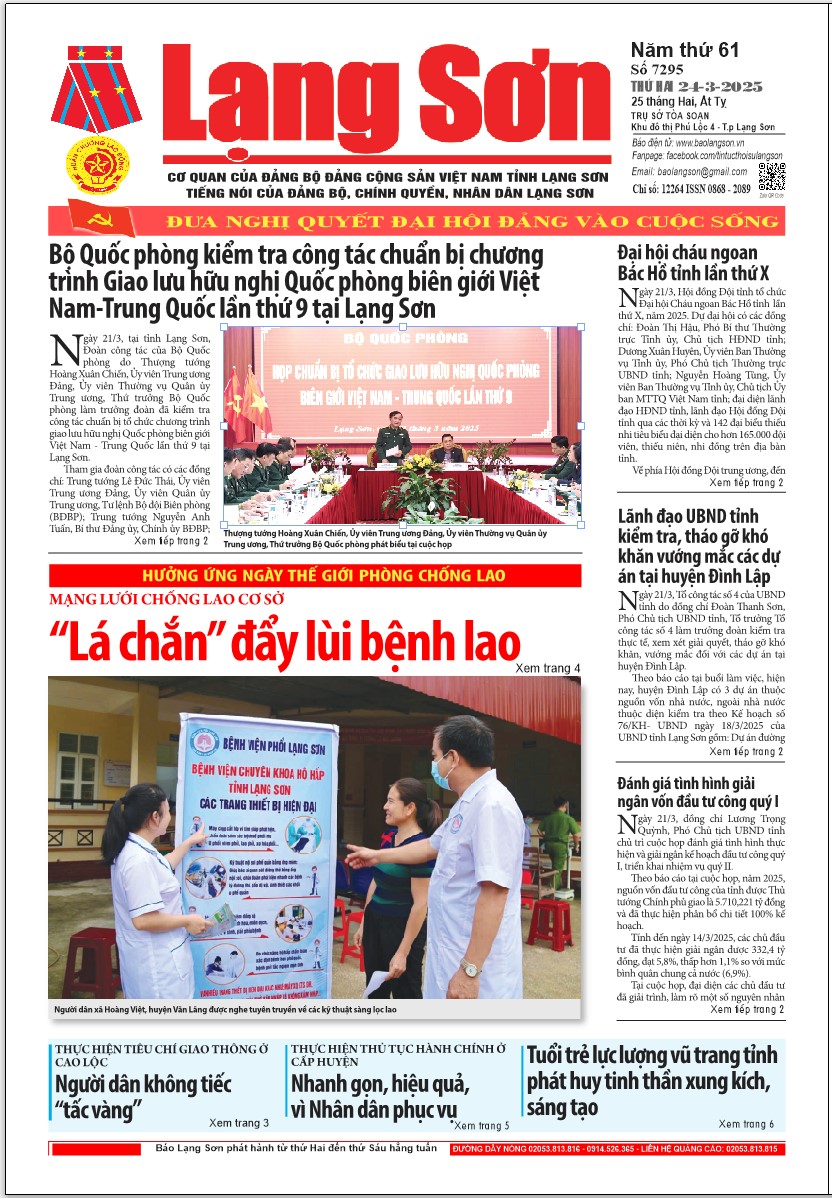 Số 7295 ngày 24/3/2025