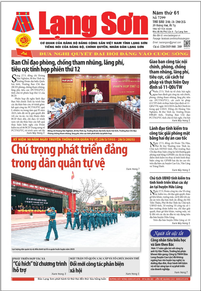 Số 7299 ngày 28/3/2025