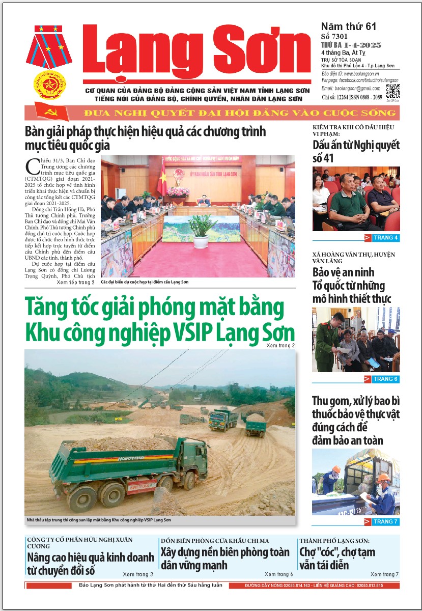 Số 7301 ngày 1/4/2025