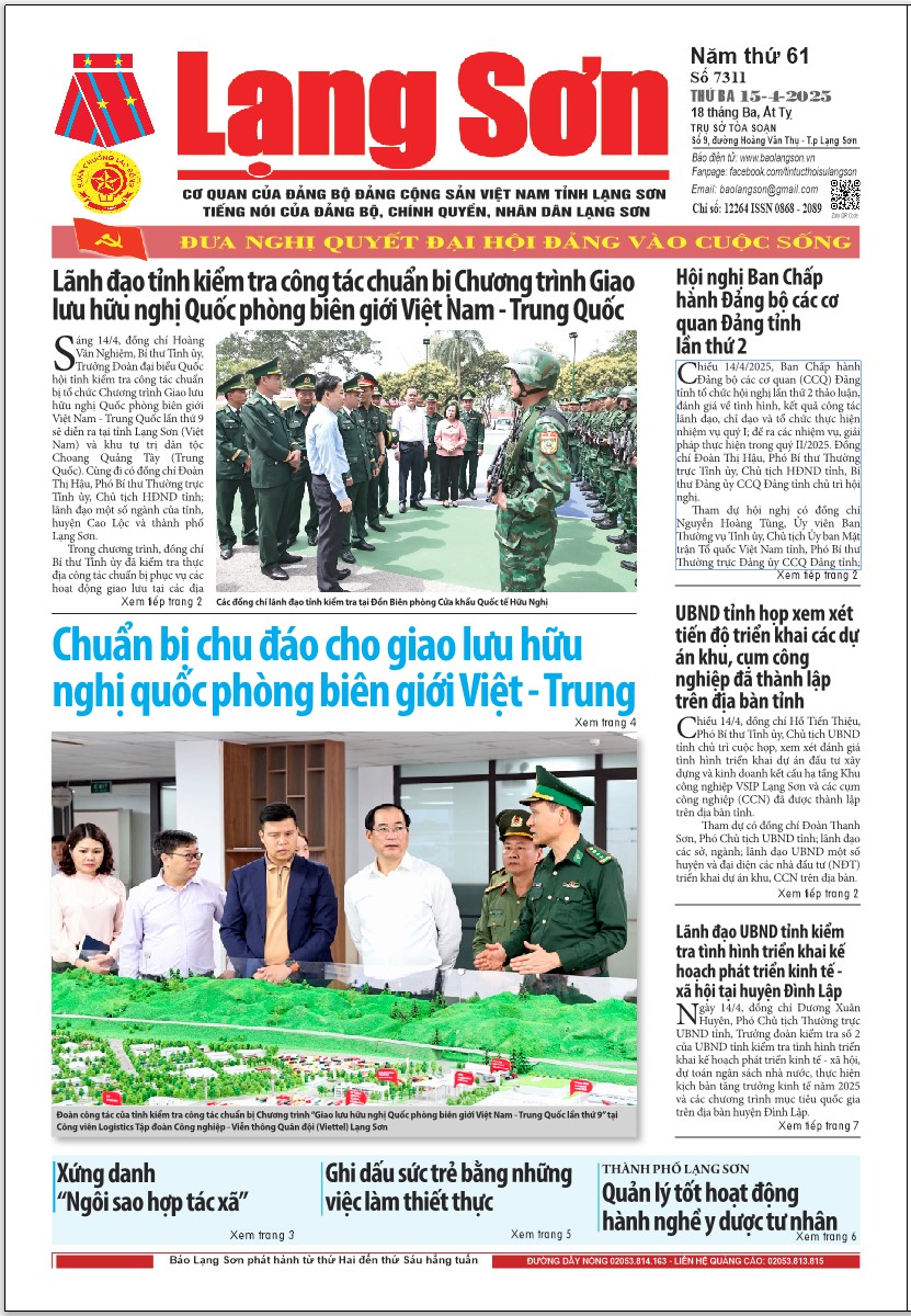 Số 7311 ngày 15/4/2025