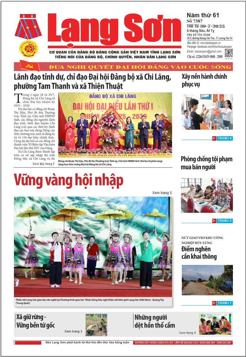 Số 7387 ngày 30/7/2025 