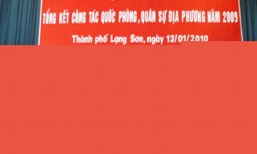 UBND thành phố: Tổng kêt công tác quốc phòng, quân sự địa phương năm 2009