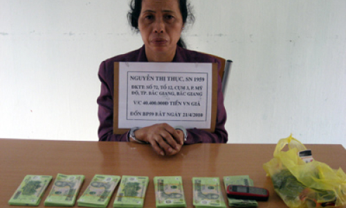 Đồn Biên phòng Tân Thanh: Bắt giữ 1 đối tượng vận chuyển trái phép trên 40 triệu tiền giả
