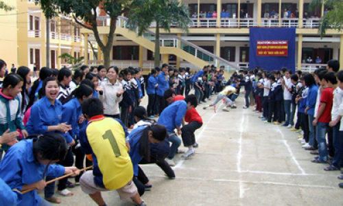 Trường THPT - DTNT với phong trào: "Trường học thân thiện, học sinh tích cực"