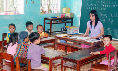 Sự học ở xã "ba nhất"