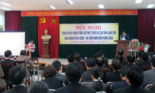 Công bố Quy hoạch tổng thể phát triển du lịch tỉnh Lạng Sơn, giai đoạn 2010 - 2020 và tầm nhìn đến năm