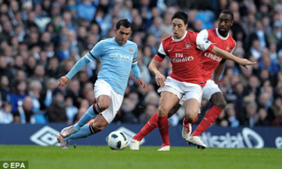 Carlos Tevez trở lại Man City