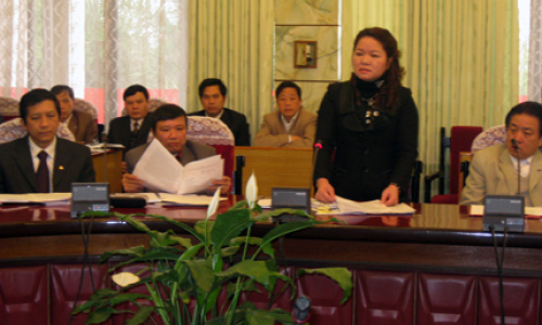 Phiên họp tháng 2/2011 của UBND tỉnh: Thảo luận và quyết định một số vấn đề quan trọng
