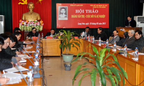 Hội thảo Hoàng Văn Thụ- Cuộc đời và sự nghiệp