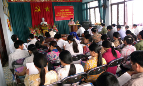 Ban chỉ đạo xây dựng nông thôn mới Thành phố: Tập huấn cho 135 cán bộ thôn bản