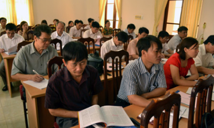 Phát huy vai trò của đội ngũ báo cáo viên, tuyên truyền viên