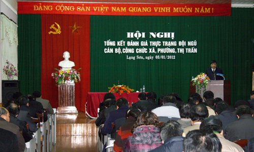 Tổng kết đánh giá thực trạng đội ngũ cán bộ, công chức xã, phường, thị trấn