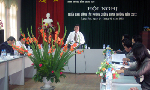 Ban chỉ đạo về PCTN tỉnh triển khai nhiệm vụ năm 2012