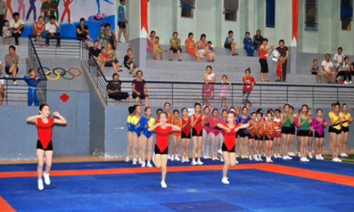 19 đội tham dự giải thể dục Aerobic tranh Cúp Sao Mai các lứa tuổi, lần thứ I năm 2012