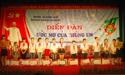 126 em thiếu nhi tham gia Diễn đàn "Ước mơ của chúng em"