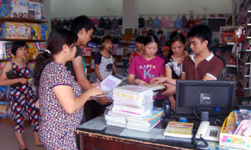 Thị trường sách giáo khoa trước năm học mới