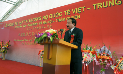 Thông xe vận tải đường bộ quốc tế Việt-Trung