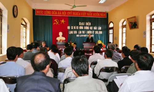 Đại hội Hội sản xuất và kinh doanh hồng không hạt Bảo Lâm lần thứ I: Duy trì chất lượng và uy tín của
