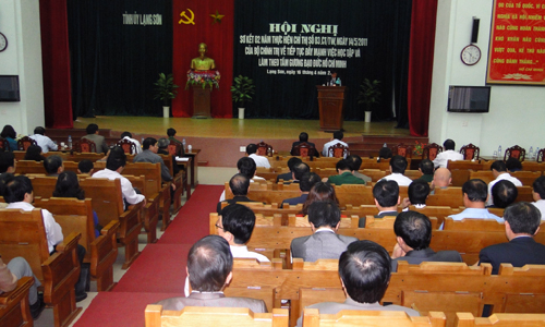 Tỉnh ủy Lạng Sơn: Sơ kết 2 năm thực hiện Chỉ thị 03-CT/TW