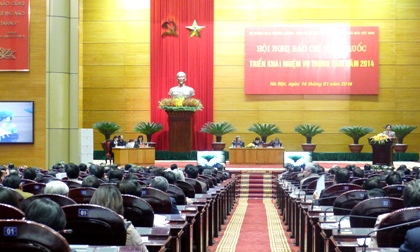 Hội nghị báo chí toàn quốc triển khai nhiệm vụ trọng tâm năm 2014