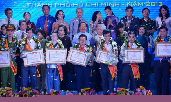 TP.Hồ Chí Minh tuyên dương 7 công dân trẻ tiêu biểu năm 2013
