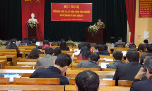 Phát động Phong trào “Toàn dân bảo vệ an ninh Tổ quốc” năm 2014