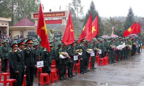 Chi Lăng: 106 tân binh lên đường nhập ngũ
