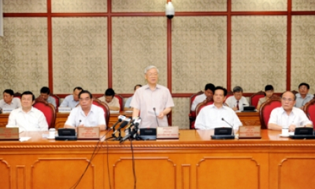 Bộ Chính trị làm việc với Ban Thường vụ Tỉnh ủy Thừa Thiên - Huế
