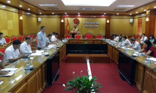 Đoàn giám sát của Ủy ban Tài chính - Ngân sách của Quốc hội làm việc với UBND tỉnh Lạng Sơn