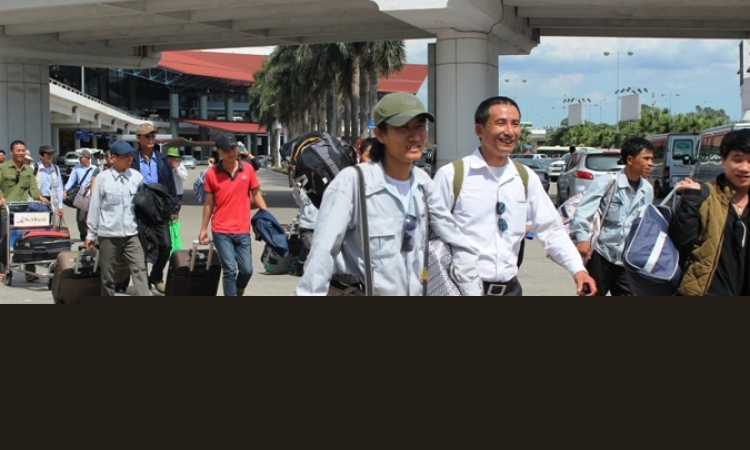 Hơn 8.500 lao động Việt Nam đi làm việc ở nước ngoài trong tháng 1/2015