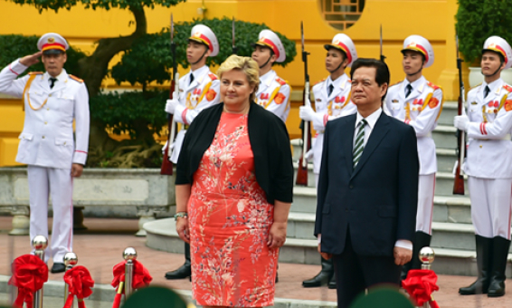 Thủ tướng Vương quốc Nauy Erna Solberg kết thúc tốt đẹp chuyến thăm chính thức Việt Nam