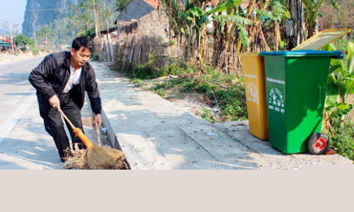 Nan giải việc xử lý rác thải nông thôn
