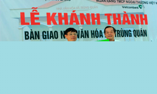 Khánh thành bàn giao nhà văn hoá xã Trùng Quán