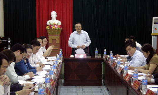 Thường trực Tỉnh ủy làm việc với Huyện ủy Tràng Định