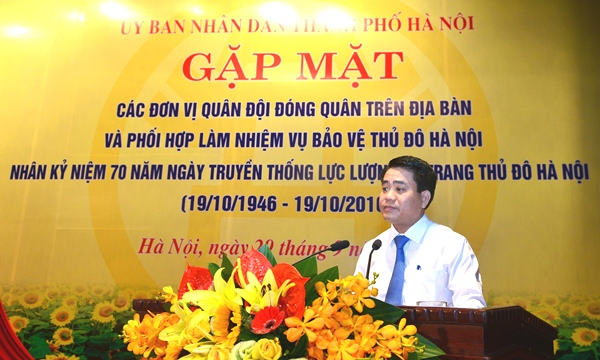 Hà Nội gặp mặt thân mật các đơn vị quân đội trên địa bàn
