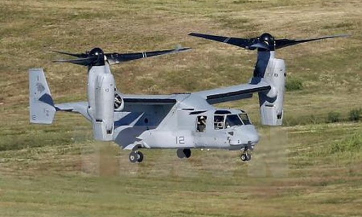 Nhật Bản và Mỹ chuẩn bị tập trận với máy bay MV-22 Osprey