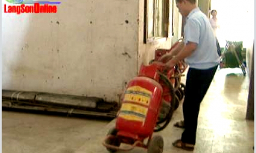 Chợ Cửa khẩu Tân Thanh: Chủ động phòng, chống cháy nổ