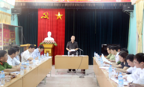 Lãnh đạo UBND tỉnh làm việc tại Ga liên vận quốc tế Đồng Đăng