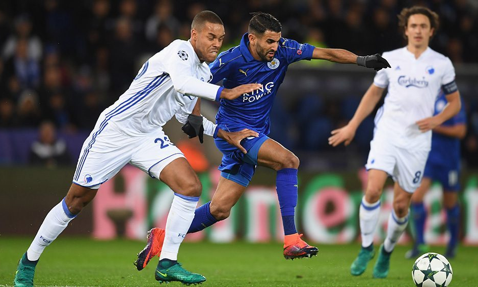 Lần đầu tiên cho Leicester City tại đấu trường UEFA Champion League