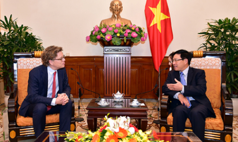 Phó Thủ tướng Phạm Bình Minh tiếp Đại sứ Thụy Điển