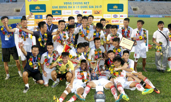 Giải bóng đá U19 quốc gia 2017: Hà Nội bảo vệ thành công ngôi vô địch