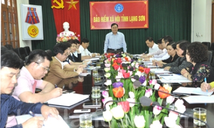 Phó Chủ tịch UBND tỉnh làm việc với Bảo hiểm xã hội tỉnh