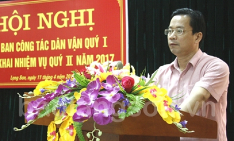 Giao ban công tác dân vận
