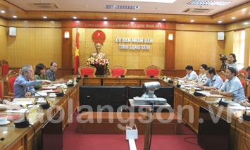 Lãnh đạo UBND tỉnh làm việc với đoàn công tác của Ngân hàng phát triển Châu Á