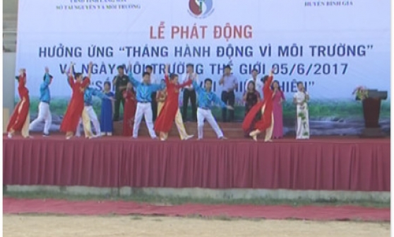 PHÁT ĐỘNG HƯỞNG ỨNG NGÀY MÔI TRƯỜNG THẾ GIỚI NĂM 2017