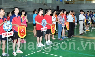 Khai mạc Giải vô địch bóng bàn tỉnh Lạng Sơn năm 2017